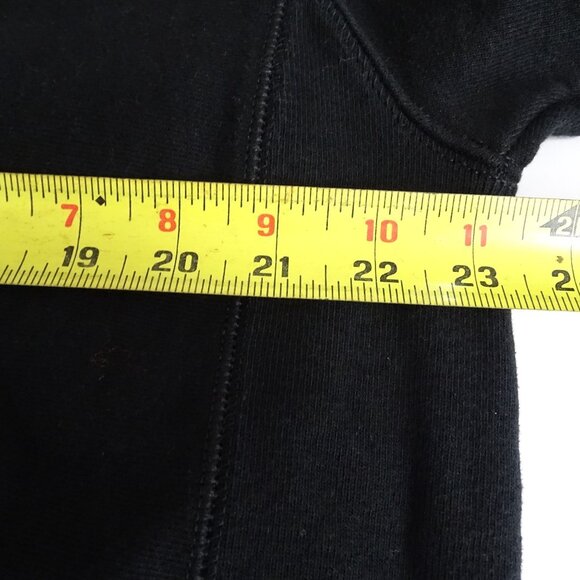 Champion Reverse Weave Black Pullover Hoodie Sweatshirt Men Size L - Picture 9 of 11